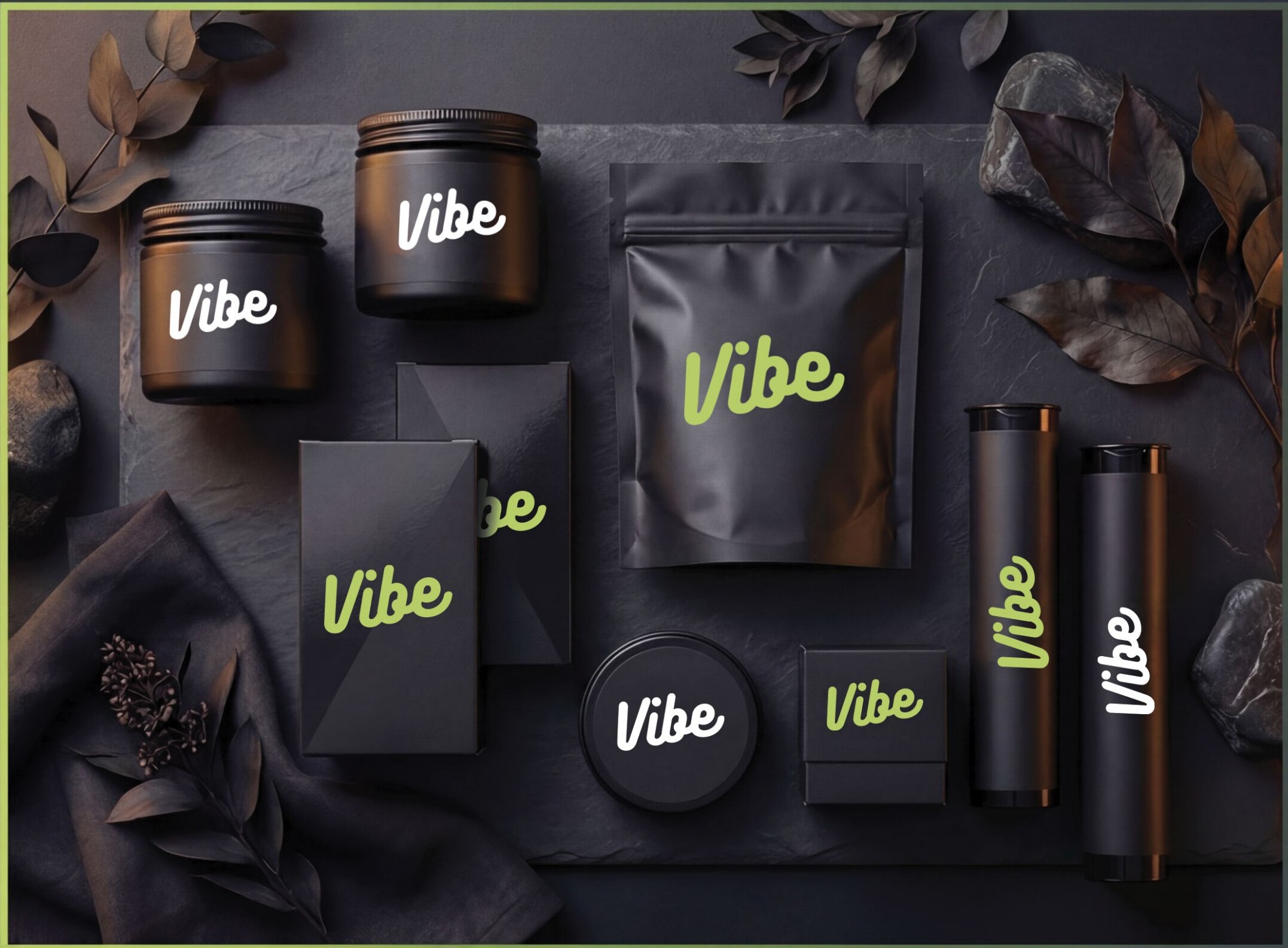 VibePKG cannabis packaging collection