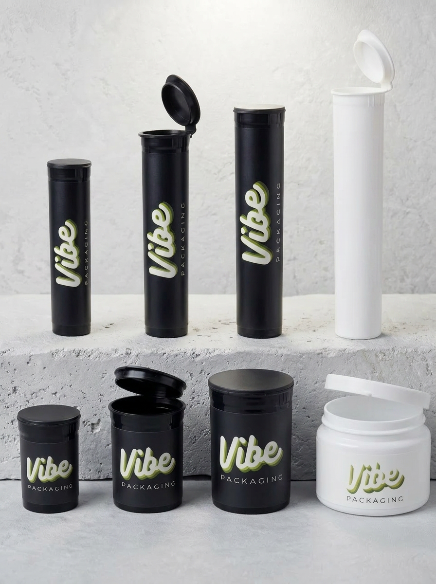 Pop-Top Tubes & Dram Jars